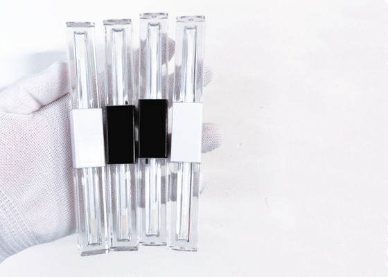 AS Empty 1.5ml*2 Square Double Sided Lip Gloss Tube For Makeup Packaging