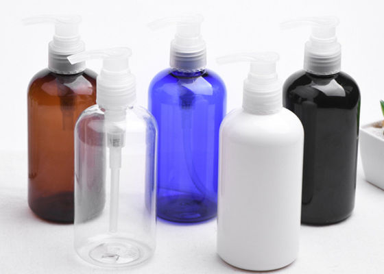 250ml clear amber  black Cosmetic Plastic Lotion Bottle For skincare product