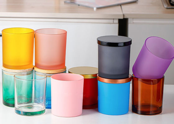 Contenedor de velas vacío de lujo de lujo para la fabricación de velas